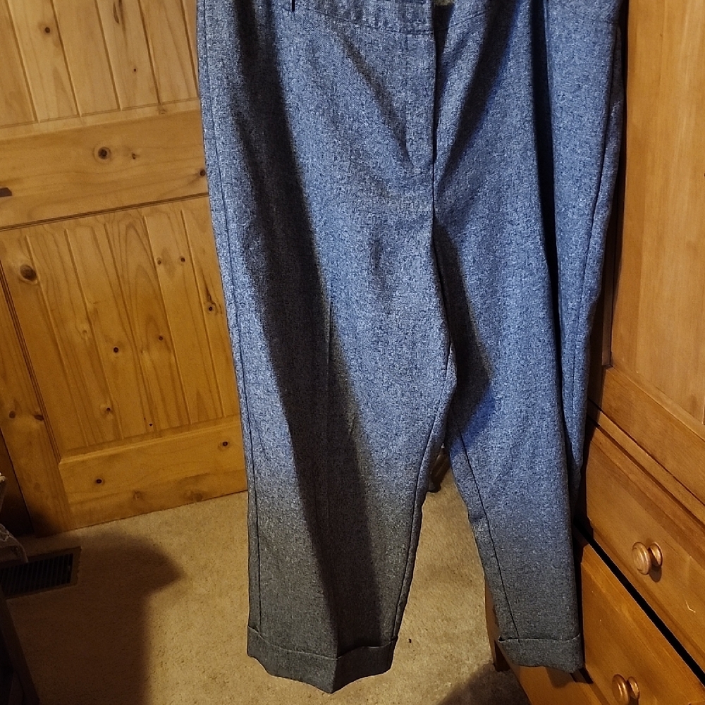 Studio 1940 Wide-Leg Women's Pants in Heather Gray Nwot